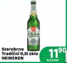 Brněnka Heineken Starobrno Tradiční nabídka