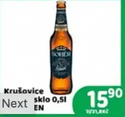 Brněnka Krušovice sklo nabídka