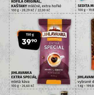 Terno Jihlavanka extra speciál mletá káva nabídka