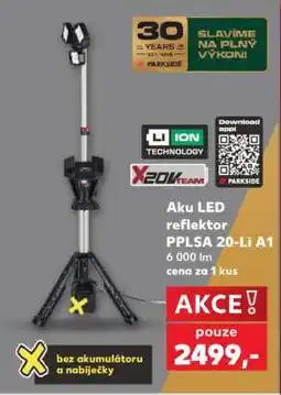 Kaufland Aku LED reflektor PPLSA 20-Li A1 nabídka