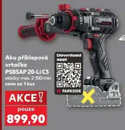 Kaufland Aku příklepová vrtačka PSBSAP 20-Li C3 nabídka