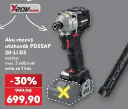 Kaufland Aku rázový utahovák PDSSAP 20-Li D3 nabídka