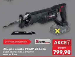 Kaufland Aku pila ocaska PSSAP 20-Li E6 nabídka
