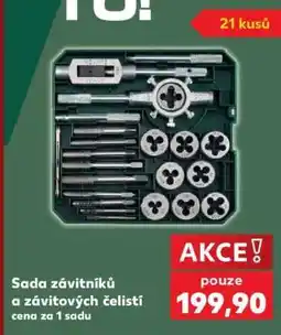 Kaufland Sada závitníků a závitových čelistí nabídka
