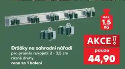 Kaufland Držáky na zahradní nářadí nabídka