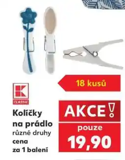 Kaufland Kolíčky na prádlo nabídka