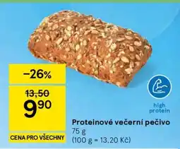 Tesco Proteinové večerní pečivo nabídka