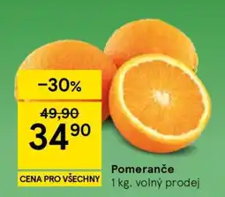 Tesco Pomeranče nabídka
