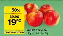 Tesco Jablka červená nabídka