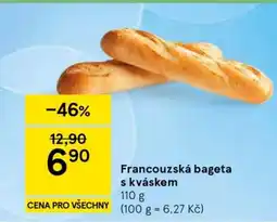 Tesco Francouzská bageta s kváskem nabídka