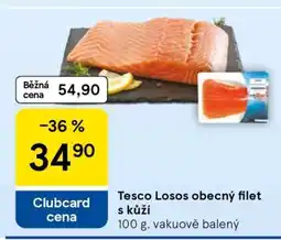 Tesco Tesco Losos obecný filet s kůží nabídka