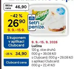 Tesco Lučina nabídka