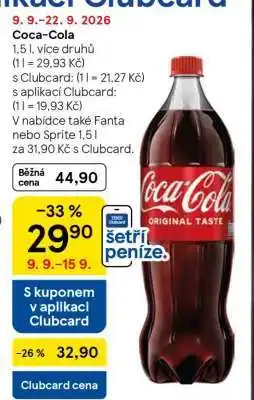 Tesco COCA-COLA nabídka