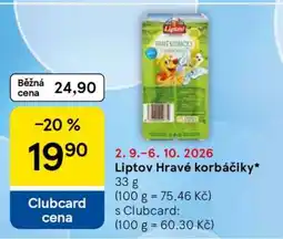 Tesco Liptov Hravé korbáčiky nabídka