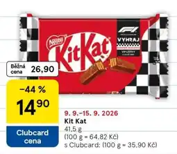 Tesco Kit Kat nabídka