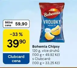 Tesco BOHEMIA CHIPSY nabídka