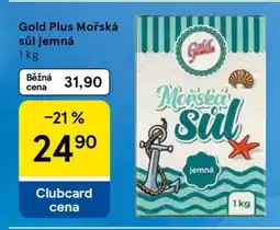 Tesco Gold Plus Mořská sůl jemná nabídka