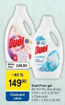 Tesco Duel prací gel nabídka
