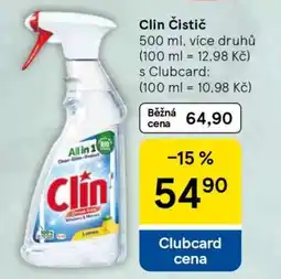 Tesco Clin Čistič nabídka