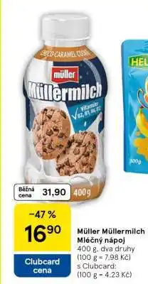 Tesco MÜLLER MÜLLERMILCH Mléčný nápoj nabídka