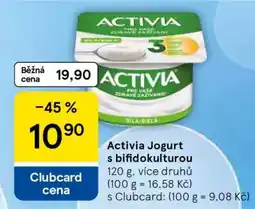 Tesco Activia Jogurt s bifidokulturou nabídka