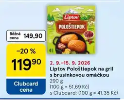 Tesco Liptov Pološtiepok na gril s brusinkovou omáčkou nabídka