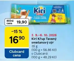 Tesco Kiri Křup Tavený smetanový sýr nabídka