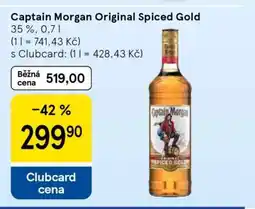 Tesco Captain Morgan Original Spiced Gold nabídka