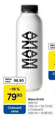 Tesco MANA DRINK nabídka