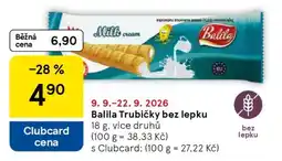 Tesco Balila Trubičky bez lepku nabídka