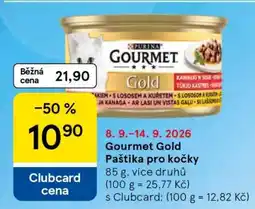 Tesco Gourmet Gold Paštika pro kočky nabídka