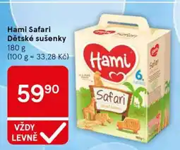 Tesco Hami Safari Dětské sušenky nabídka