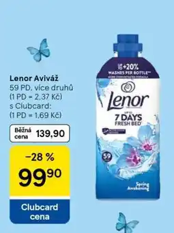 Tesco Lenor aviváž nabídka