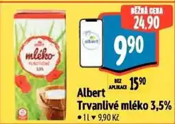 Albert Albert Trvanlivé mléko 3,5% nabídka