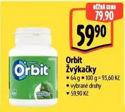 Albert Orbit žvýkačky nabídka