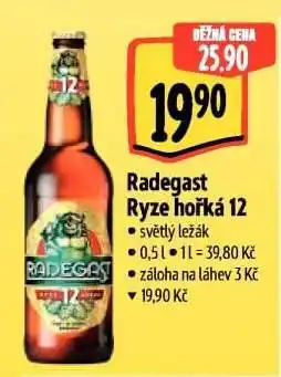 Albert Radegast Ryze Hořká 12 nabídka