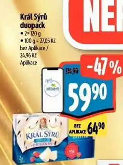 Albert Král Sýrů duopack nabídka