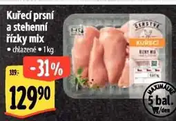 Albert Kuřecí prsní a stehenní řízky MIX nabídka