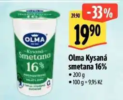 Albert Olma Kysaná smetana 16% nabídka