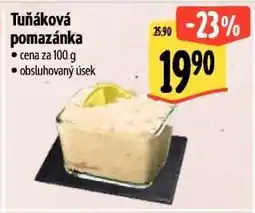 Albert Tuňáková pomazánka nabídka