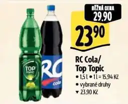Albert RC Cola, Top Topic nabídka