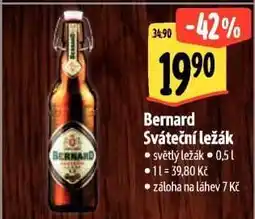 Albert Bernard sváteční ležák nabídka