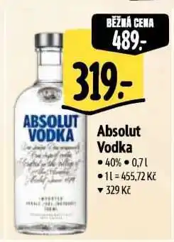 Albert Absolut Vodka nabídka