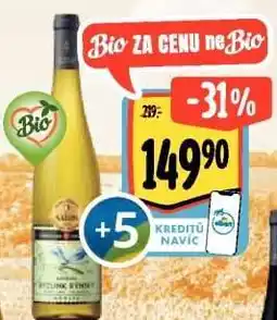 Albert Ryzlink rýnský BIO nabídka