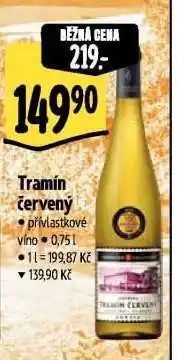 Albert Tramín červený nabídka