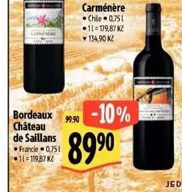 Albert Bordeaux Château de Saillans nabídka