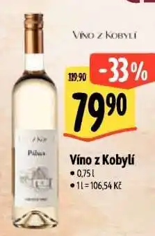 Albert Víno z Kobylí nabídka