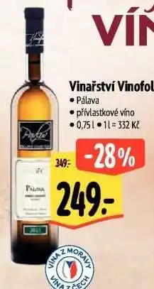 Albert Vinařství Vinofol Pálava nabídka