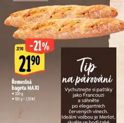Albert Řemeslná bageta MAXI nabídka