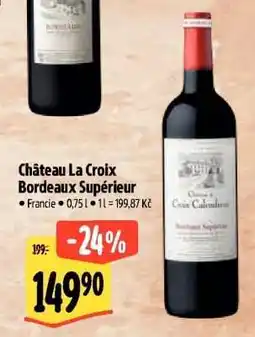 Albert Chateau la Croix Bordeaux Supérieur nabídka